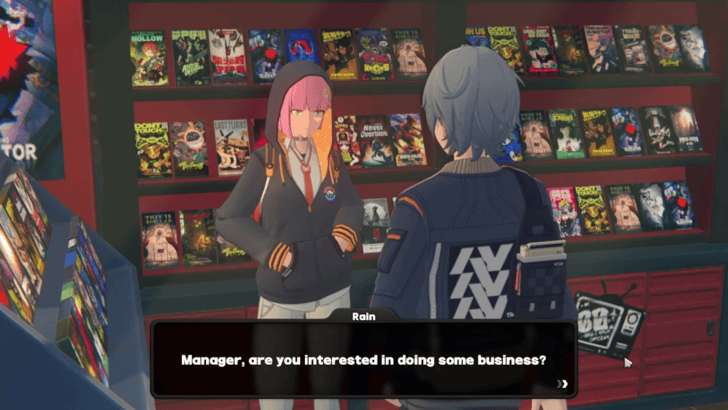 Talk to Rain in Random Play