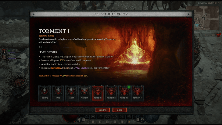 Play in Torment Difficulty to Gain Ancestral Gear