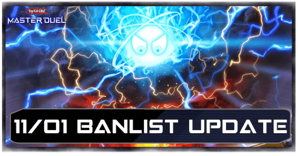 Master Duel - November 1 2024 Banlist Update