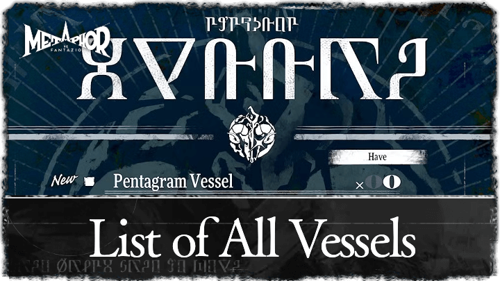 Metaphor ReFantazio - All Vessels Top Banner