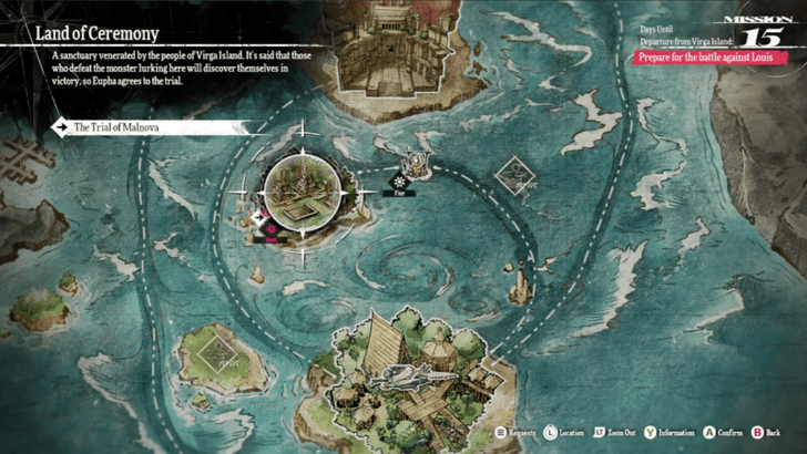 Metaphor ReFantazio - Land of Ceremony Map