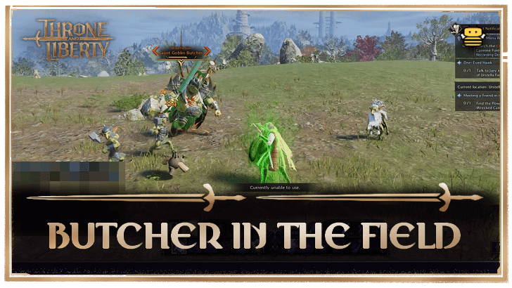 Butcher in the Field Banner