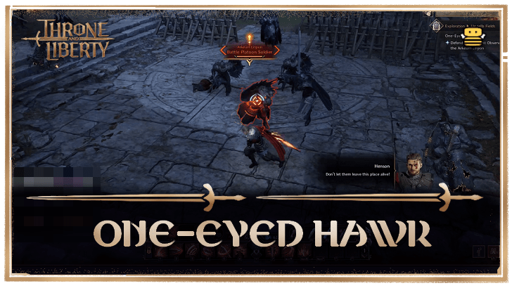 One Eyed Hawk Banner