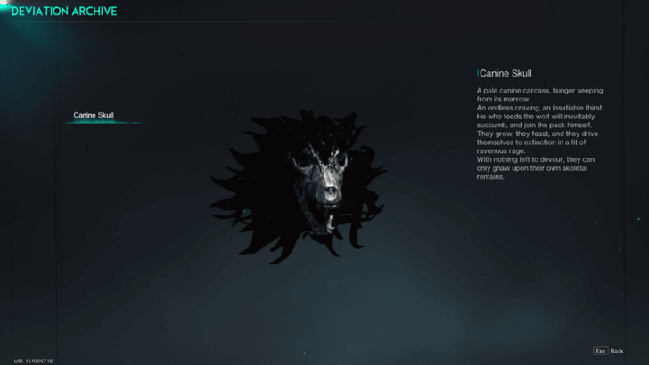 Once Human - Canine Skull Lonewolf