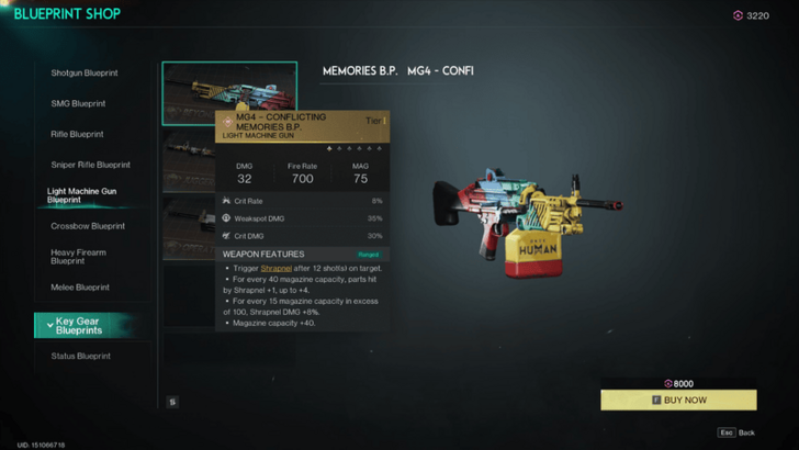 Once Human - Conflicting Memories Shrapnel