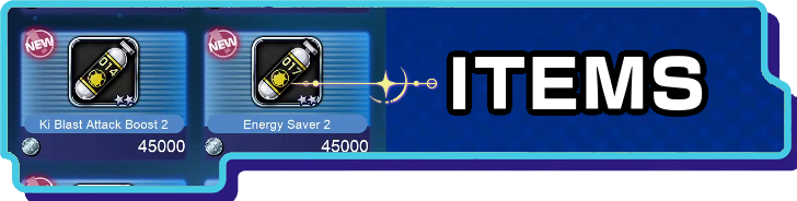 Dragon Ball Sparking Zero Items