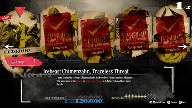 Metaphor ReFantazio - The Fiend in the Frozen Forest Bounty