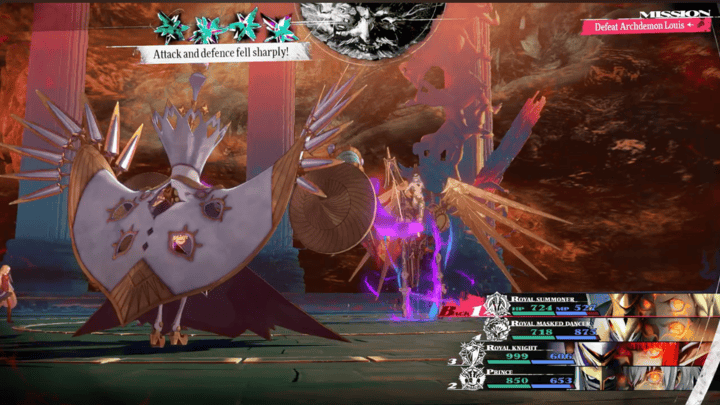 Metaphor ReFantazio -Archdemon Louis Charadrius - tip 2