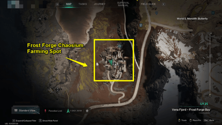 Once Human - Way of Winter Chaosium Frost Forge Farming