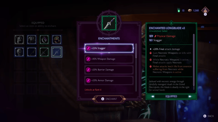 Additional Stat Bonuses