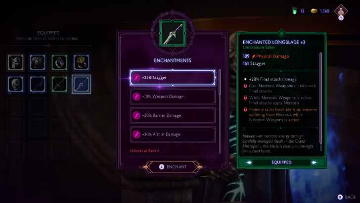 Item Enhancements