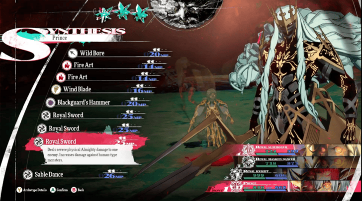 Metaphor ReFantazio - Synthesis Skills