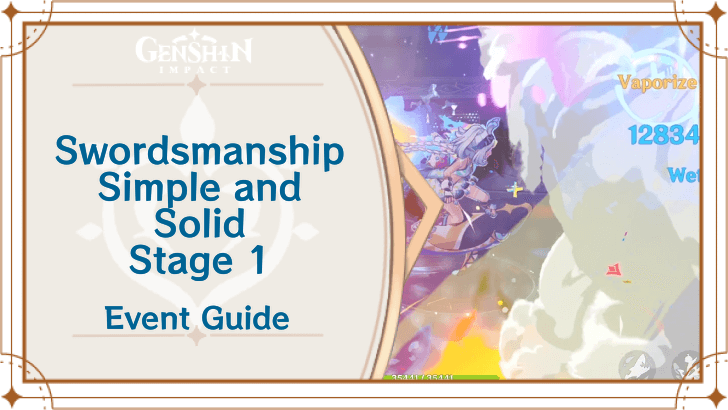 Genshin Impact - Swordsmanship Simple and Solid Stage 1