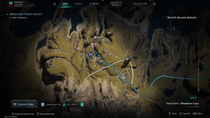 Once Human - Operation: Forget Me Not Map Location