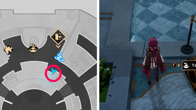 Honkai Star Rail - Paperfold University Origami Bird 8 Location