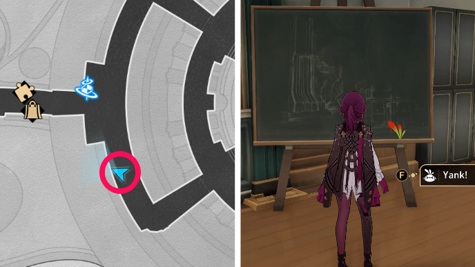 Honkai Star Rail - Paperfold University Origami Bird 14 Location