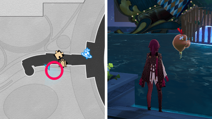 Honkai Star Rail - Paperfold University Origami Bird 16 Location