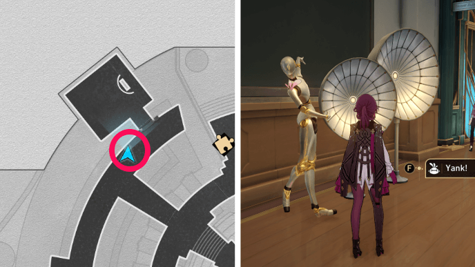 Honkai Star Rail - Paperfold University Origami Bird 17 Location