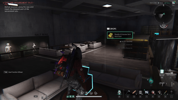 Pickup Rosetta V3 Access Card Securement Silo PSI