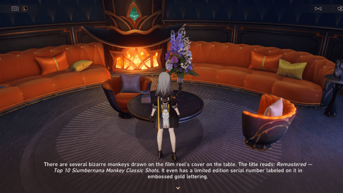 Honkai Star Rail - An Andalusian Monkey Mission Guide - Investigate Drawings on Table