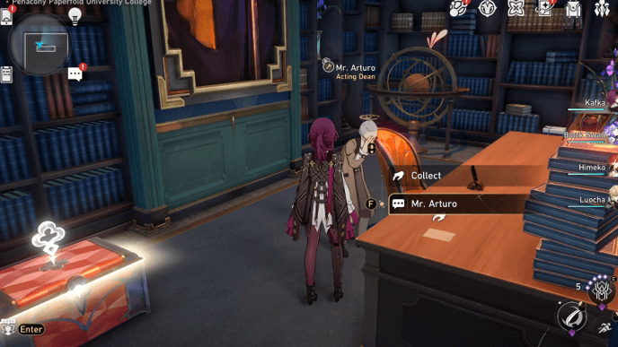 Honkai Star Rail - Clockwork - Arturo - World Location