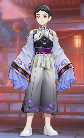 Palace Set (Mimikyu, Violet Blue): Top and Bottom Preview