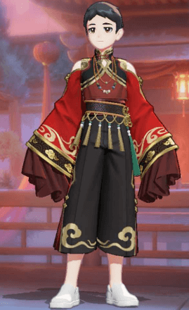 Palace Set (Mimikyu, Red): Top and Bottom Preview