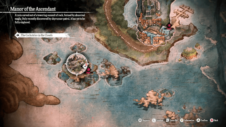 Metaphor ReFantazio - Manor of the Ascendant Map