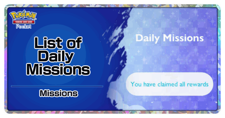 Pokemon TCG Pocket - List of Daily Missions