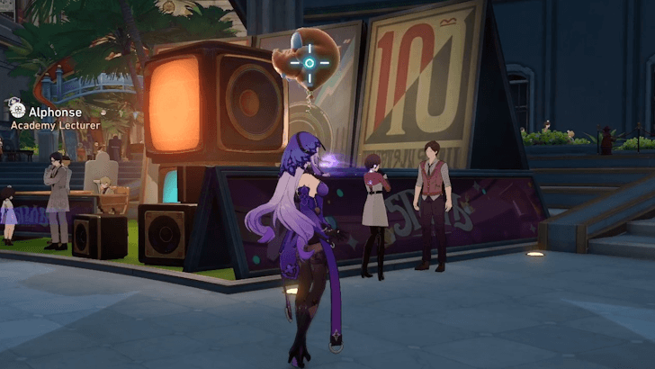 Spinning Balloon Floating Near People Wearing Red