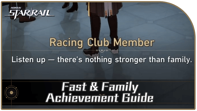 Honkai Star Rail - How to Get Fast & Family Achievement