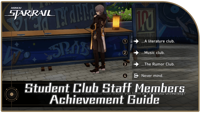 Honkai Star Rail - How to Get the Student Club Staff Members Achievement