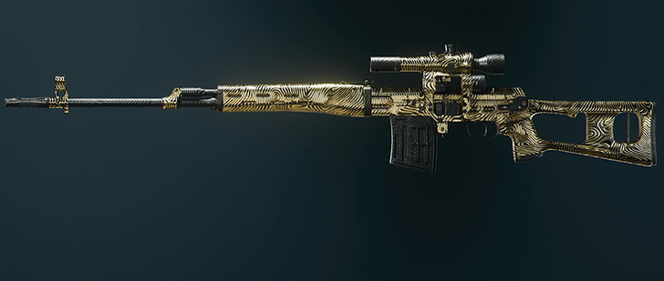 Black Ops 6 (BO6) - Mystic Gold SVD