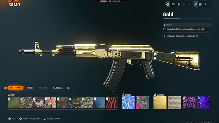 Gold Camo