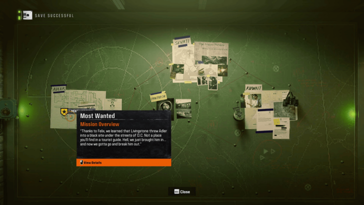 Evidence Board Most Wanted