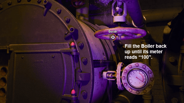 Fill the Boiler Back Up to Full