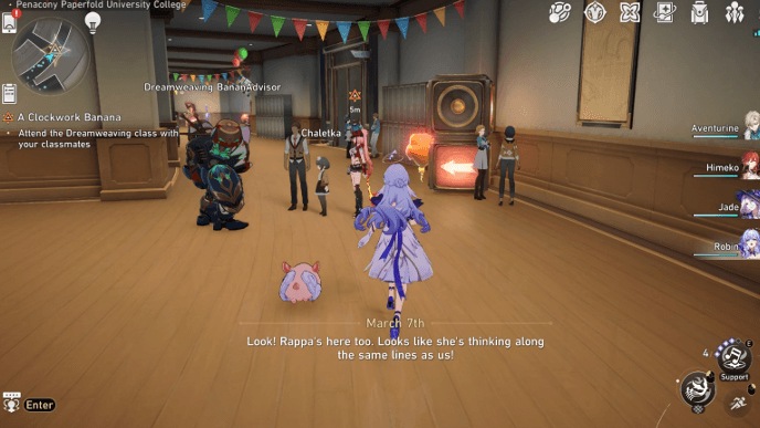 Honkai Star Rail - A Clockwork Banana Mission Guide - Attend Dreamweaving Class