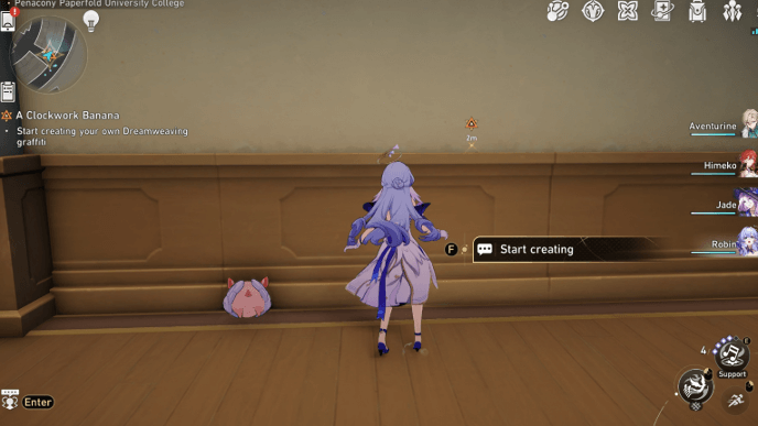 Honkai Star Rail - A Clockwork Banana Mission Guide - Create Your Dreamweaving Graffiti