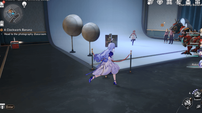 Honkai Star Rail - A Clockwork Banana Mission Guide - Head to Photography Classroom