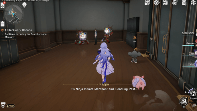 Honkai Star Rail - A Clockwork Banana Mission Guide - Continue Pursuing the Slumbernana Monkey