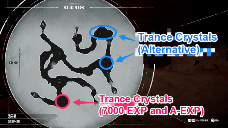 Trance Crystal Locations