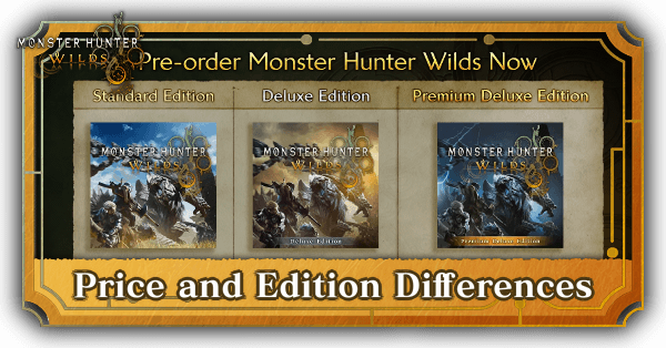 Monster Hunter Wilds Price and Edition Differences