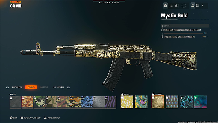Mystic Gold Camo