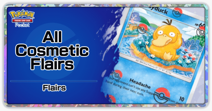 Pokemon TCG Pocket - All Cosmetic Flairs