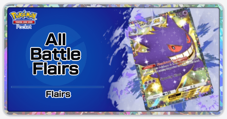 Pokemon TCG Pocket - All Battle Flairs