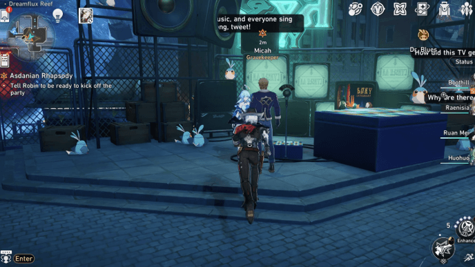 Honkai Star Rail - Asdanian Rhapsody Mission Guide - Tell Robin to Kickoff the Party