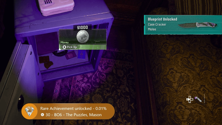 Safehouse Puzzle Rewards