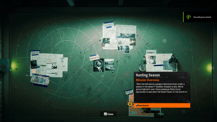 The Rook Reunion Evidence Board