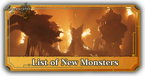 List of New Monsters