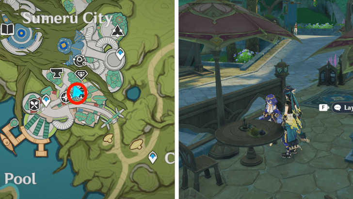 Genshin - Chromatic Ode Character Locations Phase 2 Layla